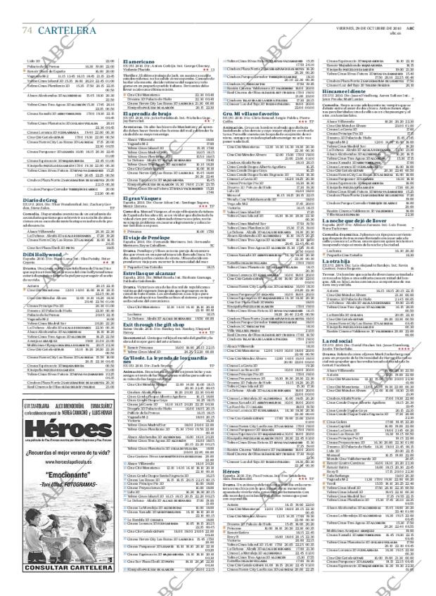 ABC MADRID 29-10-2010 página 74