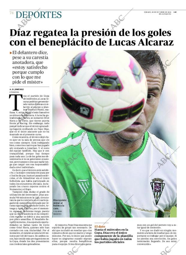 ABC CORDOBA 30-10-2010 página 74