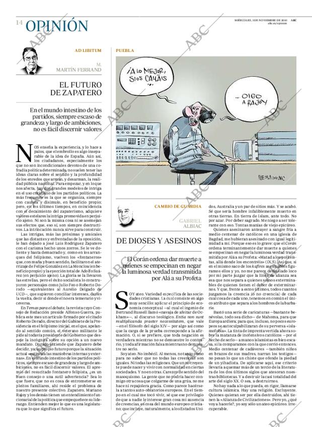ABC MADRID 03-11-2010 página 14