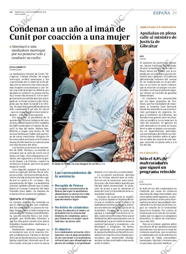 ABC MADRID 03-11-2010 página 29