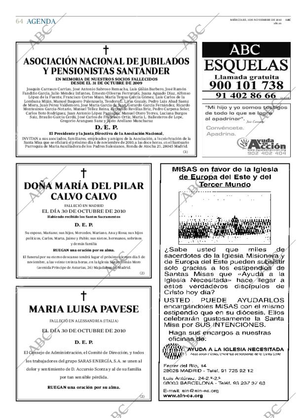 ABC MADRID 03-11-2010 página 64