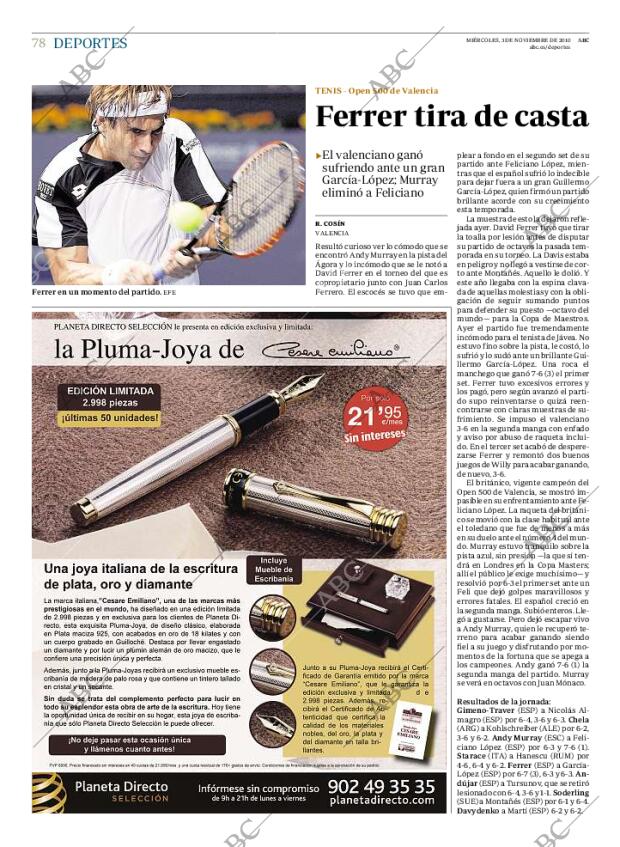 ABC MADRID 03-11-2010 página 78
