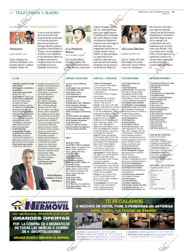ABC MADRID 03-11-2010 página 84