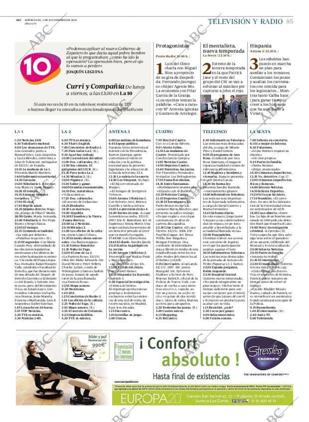 ABC MADRID 03-11-2010 página 85