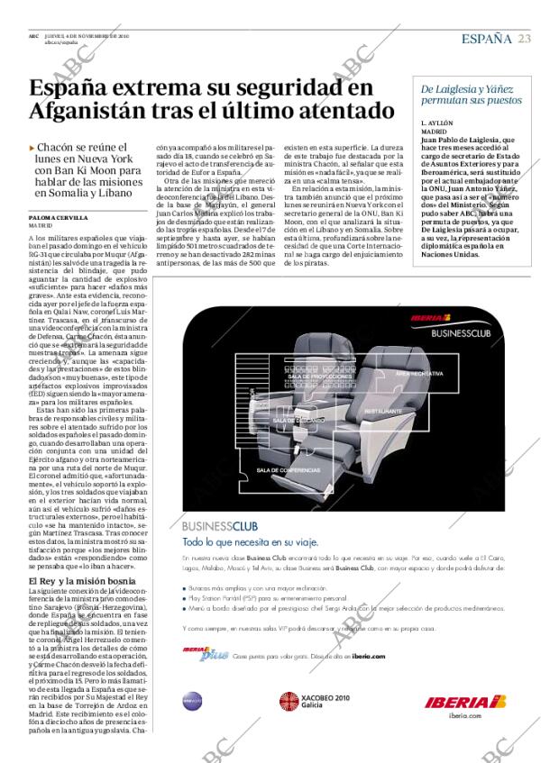 ABC MADRID 04-11-2010 página 23