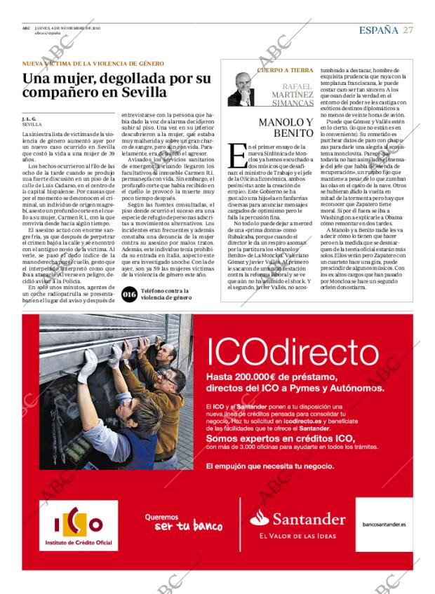 ABC MADRID 04-11-2010 página 27