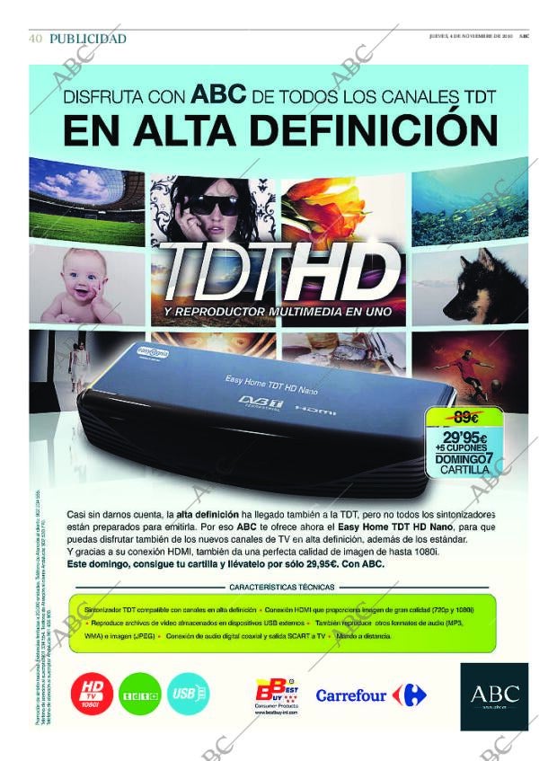 ABC MADRID 04-11-2010 página 40