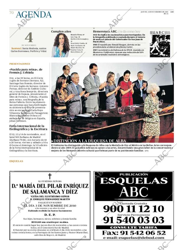 ABC MADRID 04-11-2010 página 70