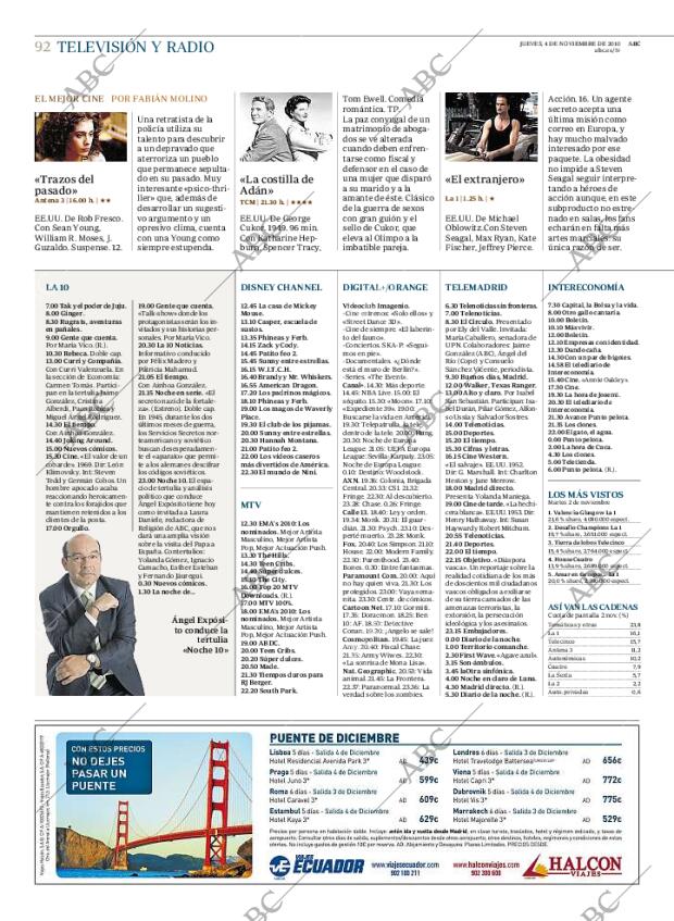 ABC MADRID 04-11-2010 página 92