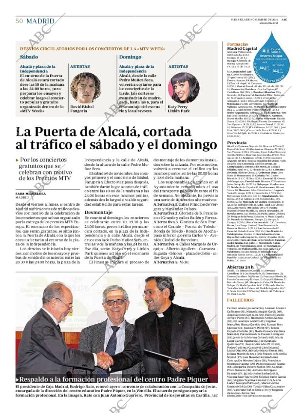 ABC MADRID 05-11-2010 página 50