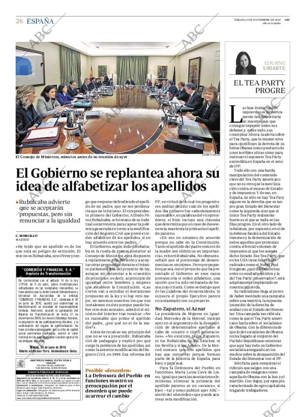 ABC MADRID 06-11-2010 página 26
