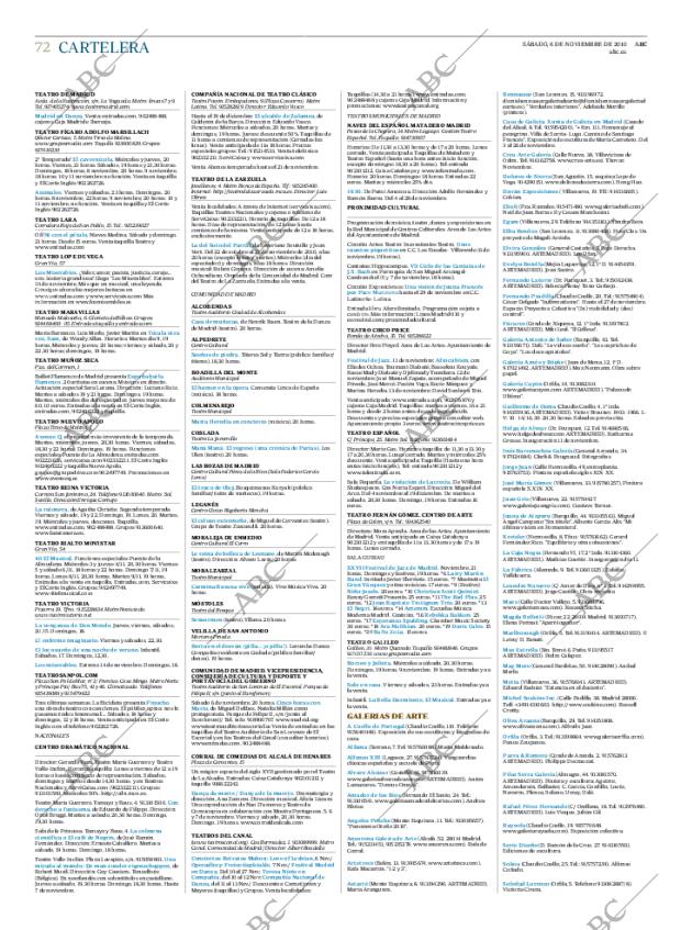 ABC MADRID 06-11-2010 página 72