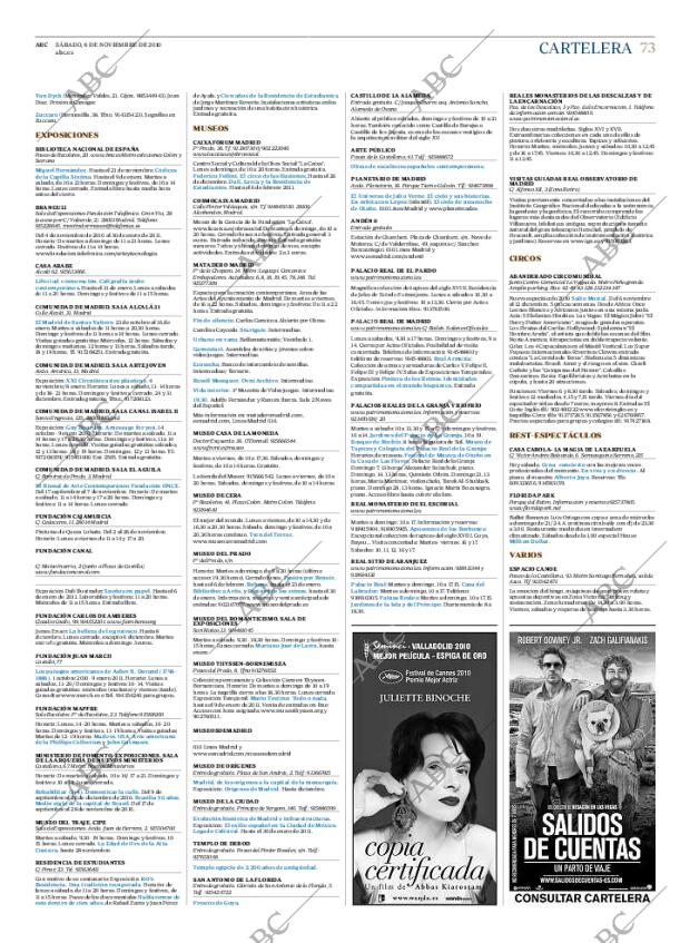 ABC MADRID 06-11-2010 página 73