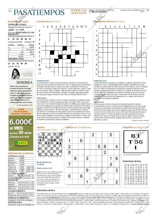 ABC MADRID 06-11-2010 página 88