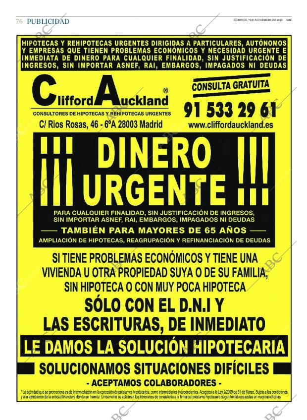 ABC MADRID 07-11-2010 página 78