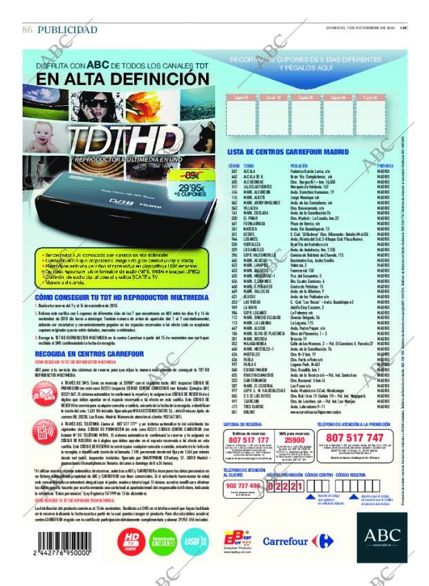 ABC MADRID 07-11-2010 página 88