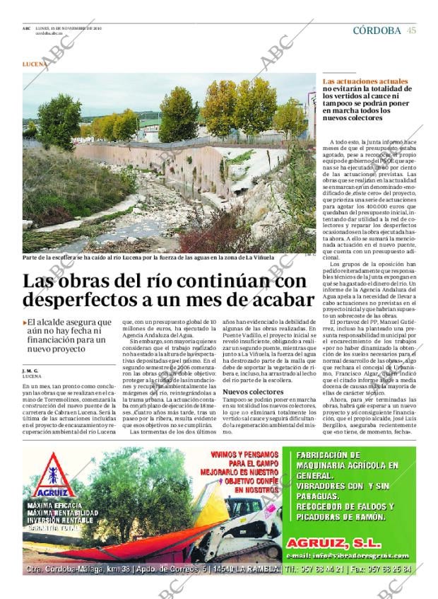 ABC CORDOBA 15-11-2010 página 45
