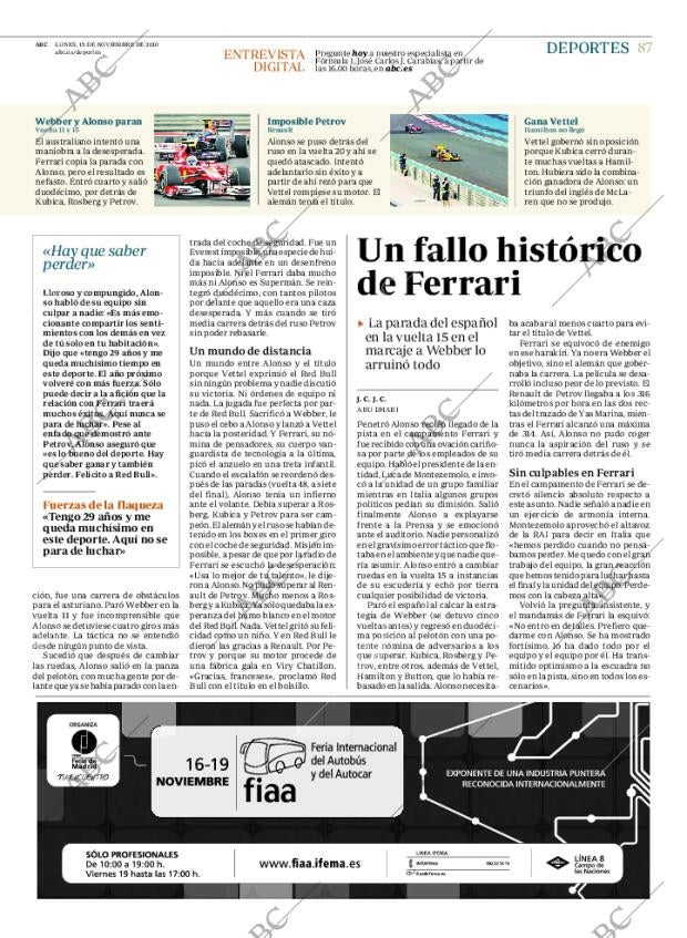 ABC CORDOBA 15-11-2010 página 87