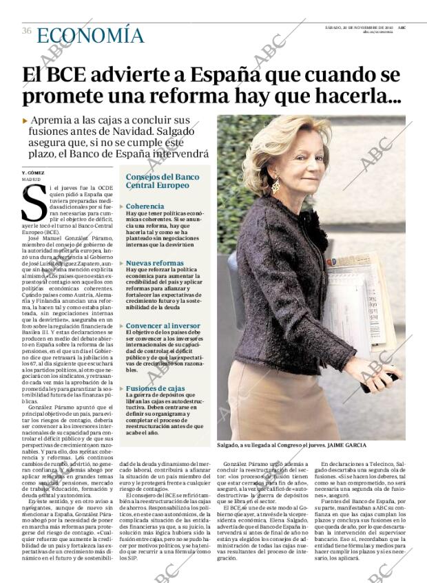 ABC MADRID 20-11-2010 página 36
