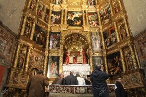 Retablo mayor de la Iglesia de Santa Ana, situada en el barrio de Triana,...