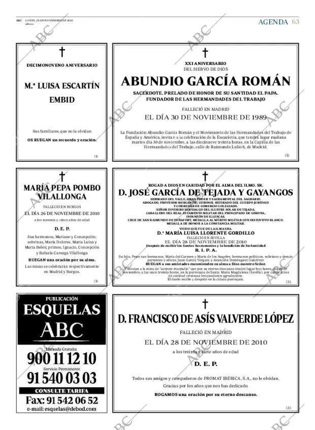 ABC MADRID 29-11-2010 página 63