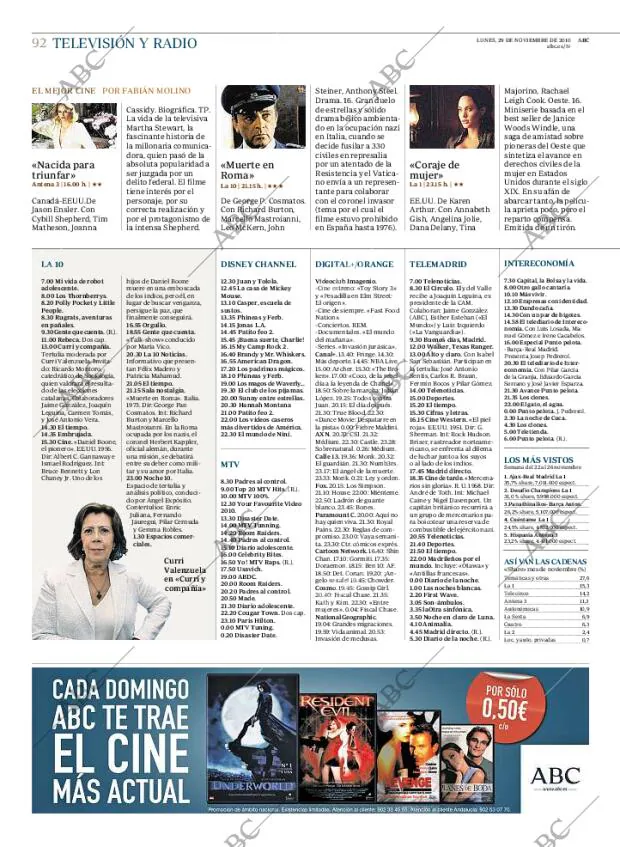 ABC MADRID 29-11-2010 página 92