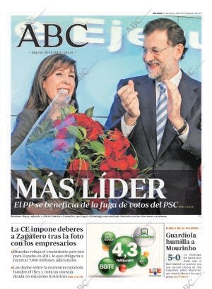 ABC MADRID 30-11-2010 página 1