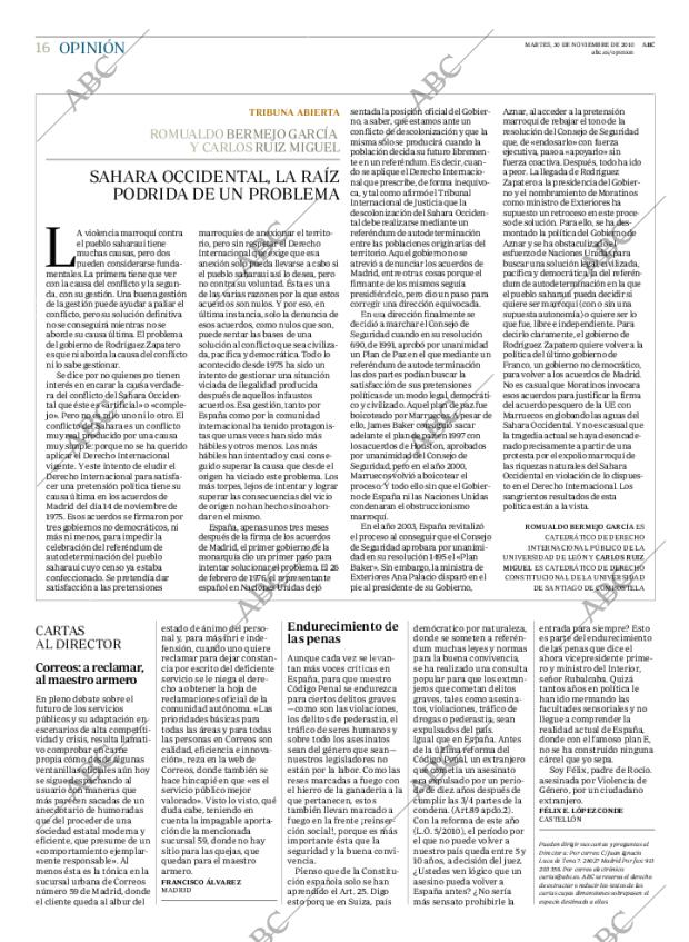 ABC MADRID 30-11-2010 página 16