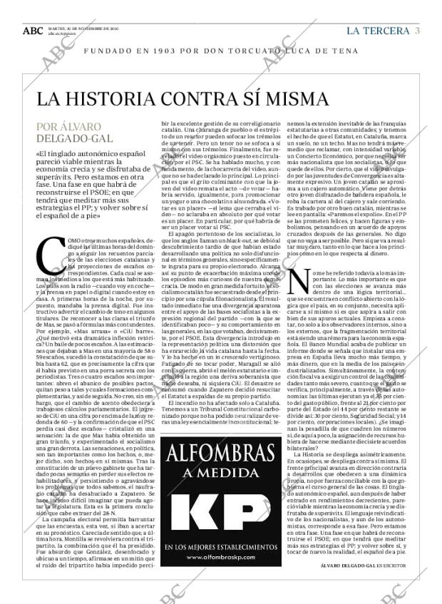 ABC MADRID 30-11-2010 página 3