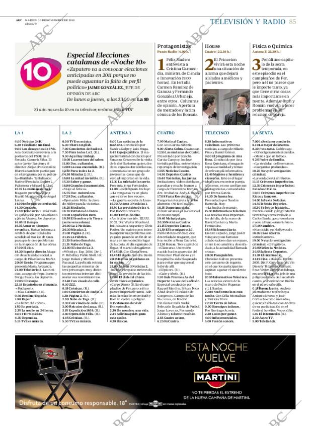 ABC MADRID 30-11-2010 página 85