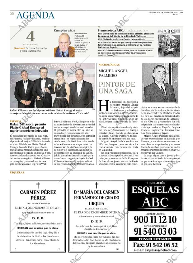 ABC MADRID 04-12-2010 página 58
