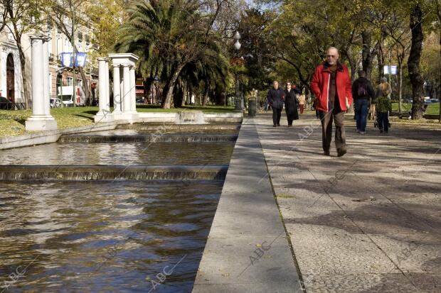 Reportaje sobre Madrid. En la Imagen: paseo de Recoletos