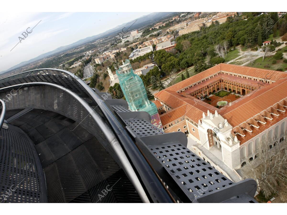 reportaje sobre el Faro de Madrid en el distrito de Moncloa tras su