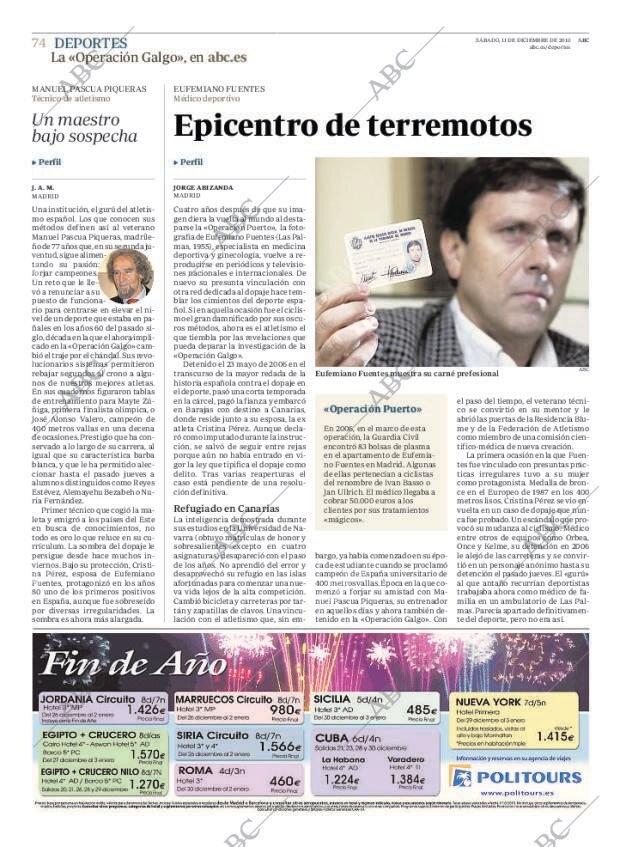 ABC MADRID 11-12-2010 página 74