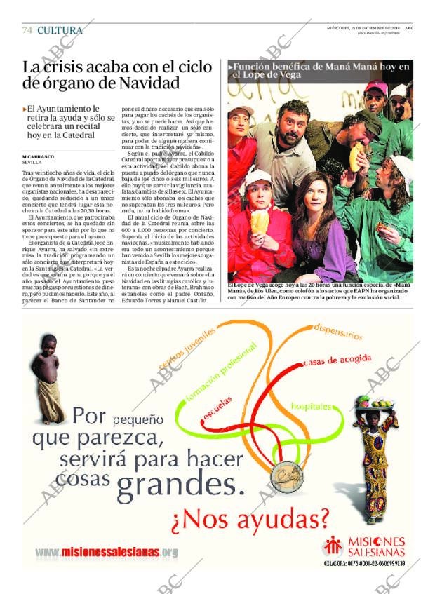ABC SEVILLA 15-12-2010 página 74