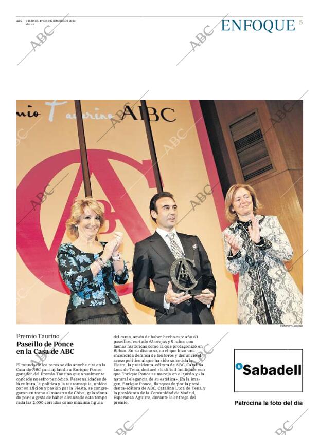 ABC MADRID 17-12-2010 página 5