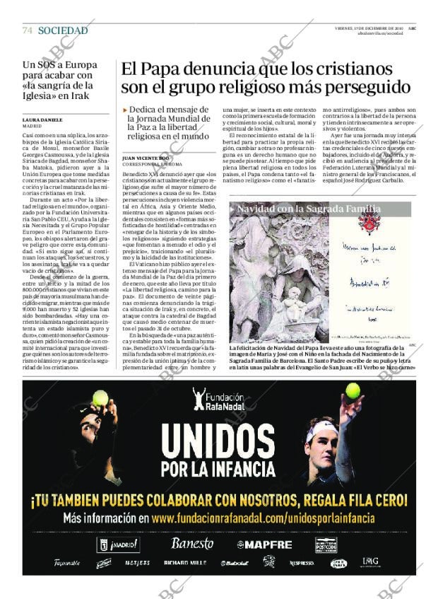 ABC SEVILLA 17-12-2010 página 74