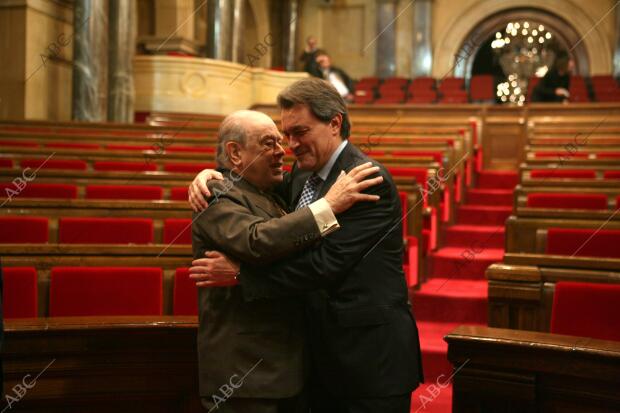 Segunda jornada de la sesión de investidura de Artur Mas, como presidente de la...