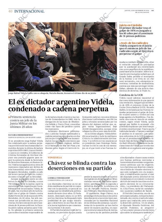 ABC MADRID 23-12-2010 página 40