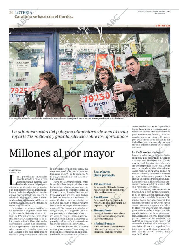 ABC MADRID 23-12-2010 página 56
