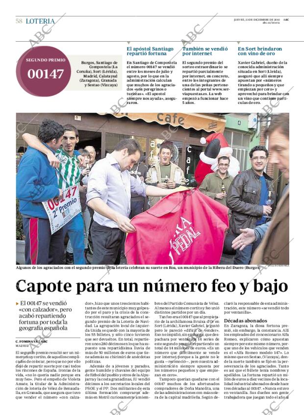 ABC MADRID 23-12-2010 página 58