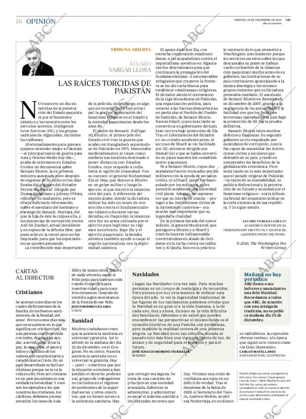 ABC MADRID 24-12-2010 página 16