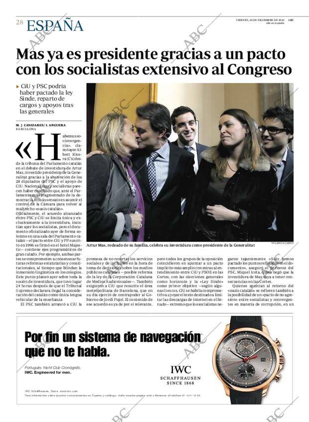 ABC MADRID 24-12-2010 página 28