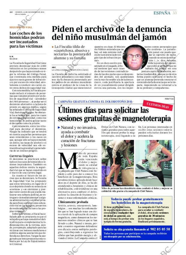 ABC MADRID 24-12-2010 página 33