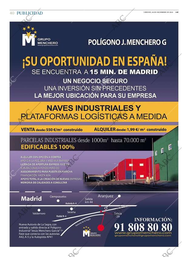 ABC MADRID 24-12-2010 página 40
