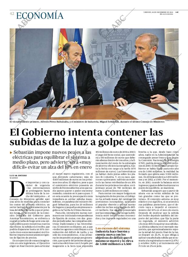ABC MADRID 24-12-2010 página 42
