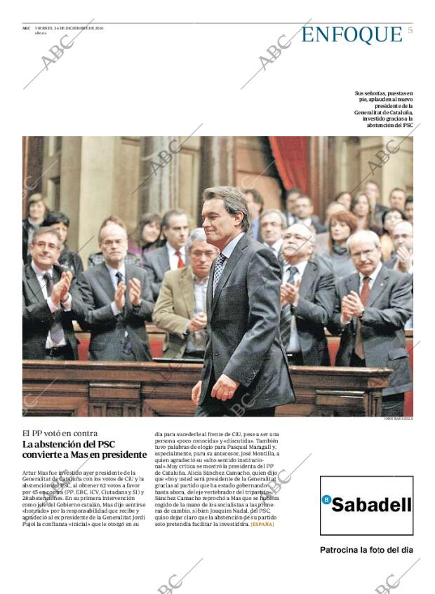 ABC MADRID 24-12-2010 página 5