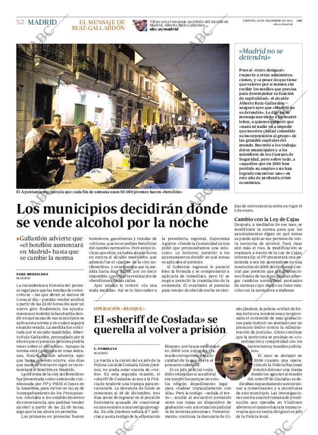 ABC MADRID 24-12-2010 página 52