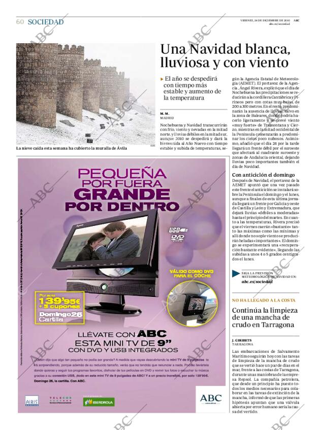 ABC MADRID 24-12-2010 página 60