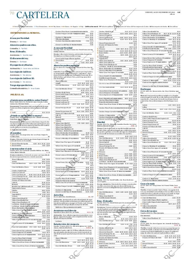 ABC MADRID 24-12-2010 página 70